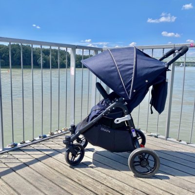 VALCO BABY Kočárek sportovní Snap 4 Sport Flat Matte LTD Edition Deep Blue + PETITE&MARS fusak Jibo