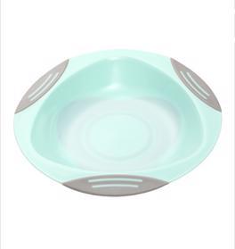 BABYONO Plate with suction cup mint 6m+