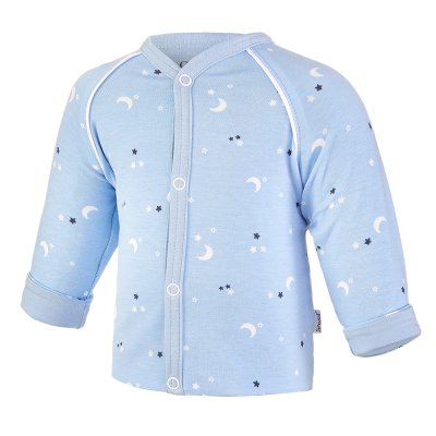 Set neonato BIO Outlast® - azzurro chiaro stelline/azzurro chiaro