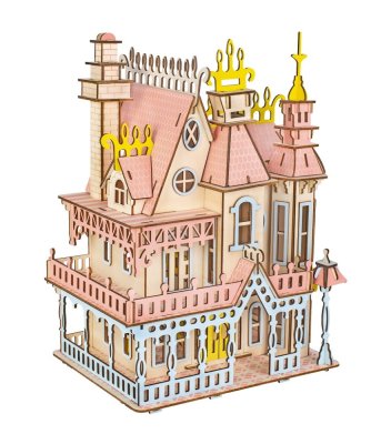 Woodcraft Drewniane puzzle 3D Wielka willa