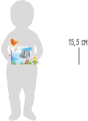 small foot Houten prentenboek met bij