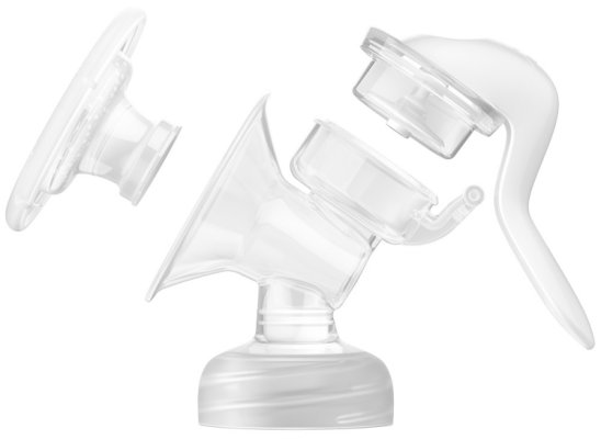 Philips AVENT Handmilchpumpe + VIA 180 ml 5 Stk