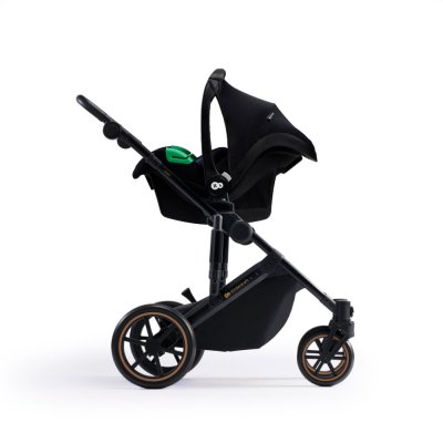 KINDERKRAFT SELECT Kinderwagen kombiniert 3 in 1 Prime 2 Dunkelgrün, Premium
