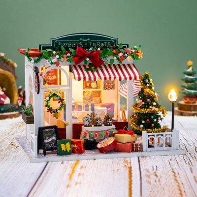 2Kids Toys Miniatură căsuță Cofetărie de Crăciun