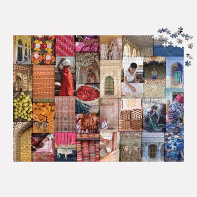 Galison Puzzle Muster aus Indien: Rajasthan, 1000 Teile