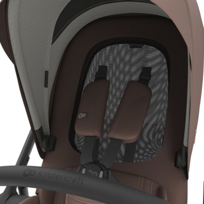 KINDERKRAFT Kombikinderwagen 3-in-1 Prime 3 Velvet Mocca