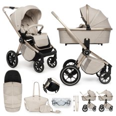 MUUVO Combi-kinderwagen Quick Boho Beige set 2-in-1