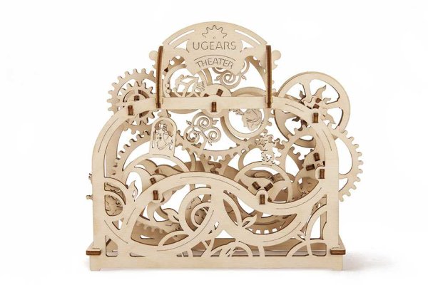 Ugears Drewniane Puzzle Mechaniczne 3D Teatr