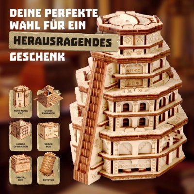 EscapeWelt Puzzle de Madera Quest Tower