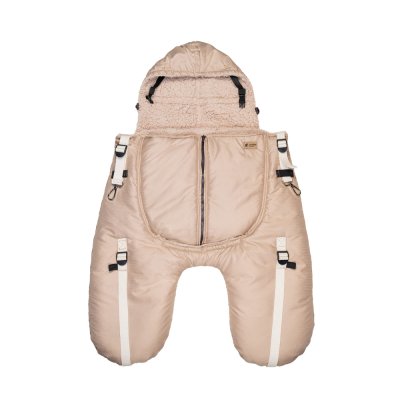 Monkey Mum® Izoliran softshell žep iz najlona s krznom za nosilko ali voziček Carrie - Levček