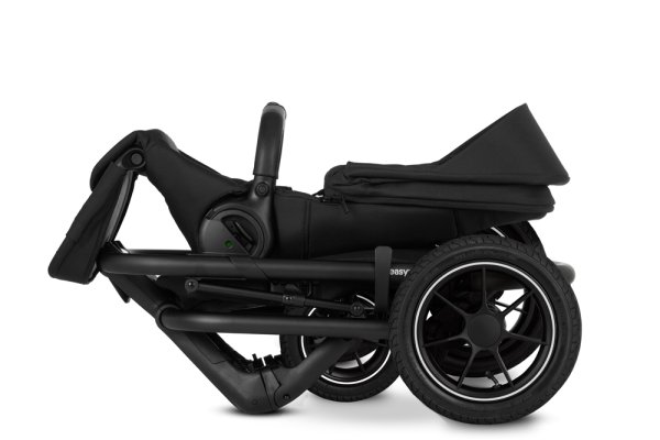 EASYWALKER Kinderwagen kombiniert Jimmey Pepper Black XXL AIR + RWS