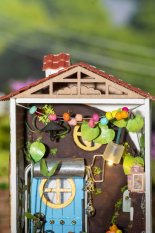RoboTime Drewniane puzzle 3D Miniatura domku Domek ogrodowy