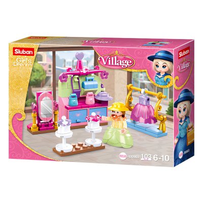 Sluban Village M38-B0903 Magasin de vêtements d'époque