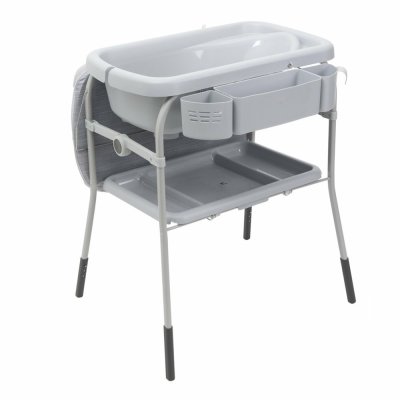 CHICCO Commode met Knuffel- en Bubbelbadje - Grijs Melange