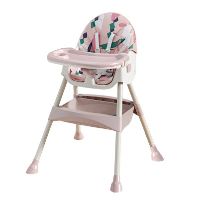 Seggiolone per bambini 2in1 Comfort - Ornamento rosa
