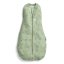 ERGOPOUCH Swaddle e saco de dormir 2 em 1 Cocoon Willow 0-3 m, 3-6 kg, 0,2 tog