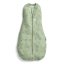 ERGOPOUCH Fascia e sacco a pelo 2in1 Cocoon Willow 0-3 m, 3-6 kg, 0,2 tog