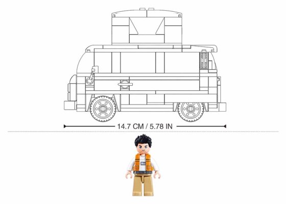 Sluban Model Bricks M38-B1192 Kamper TS-2 u mjerilu 1:35