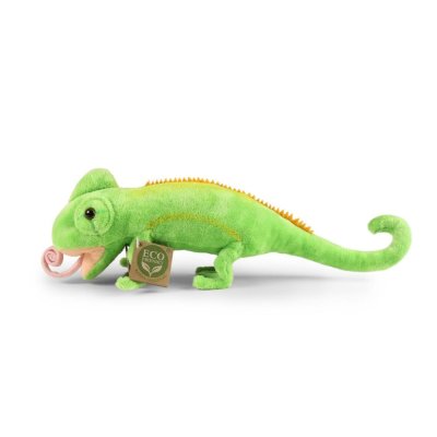 Rappa Pluszowy kameleon 30 cm ECO-FRIENDLY