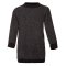 Klänning sweatshirt varm - svart glans