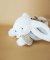 Doudou Conjunto de presente - Coelho de pelúcia com pompom bege 25 cm