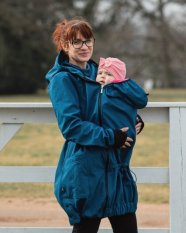 Softshell Draagjas Andrea + Body liner, petrol