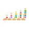 Bigjigs Toys Regenbogenfamilie zum Aufziehen
