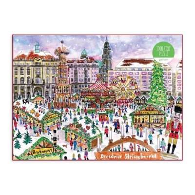 Galison Puzzle Weihnachtsmarkt 1000 Teile