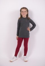 Maglietta smyk DR collo alto Outlast® - prugna