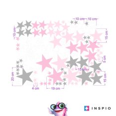 Детски стикери за стена - Розово съзвездие