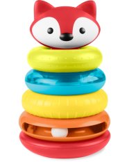 SKIP HOP Spielzeug-Stapelpyramide Fox Explore&More 6m+