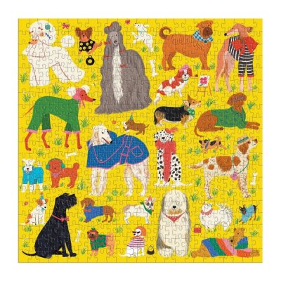 Galison Puzzle Cani alla Moda 500 Pezzi