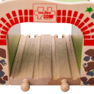 Bigjigs Rail Túnel Ferroviário Duplo