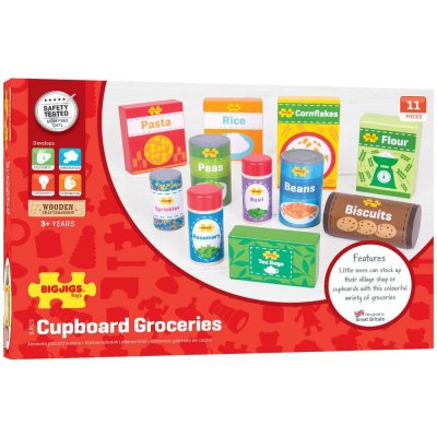 Bigjigs Toys Set mit haltbaren Lebensmitteln