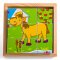Bigjigs Toys Obrazkowe kostki kubusy Zwierzątka 9 kostek