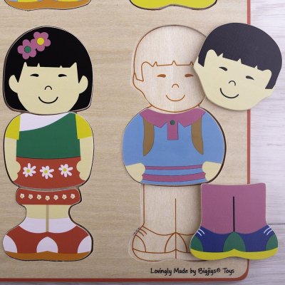 Bigjigs Toys Puzzle de encaixe amigos