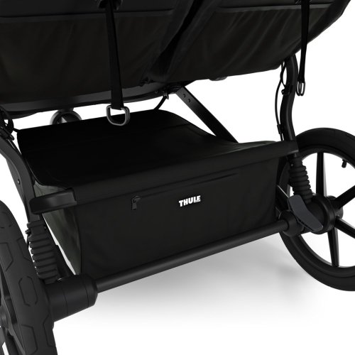 Καρότσι THULE Sibling Urban Glide Double Μαύρο/Απαλό Μπεζ σετ XXL