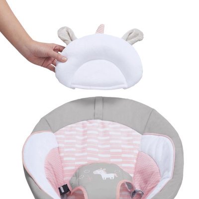 INGENUITY Espreguiçadeira Vibratória com Melodia Flora the Unicorn™ 0m+ até 9 kg
