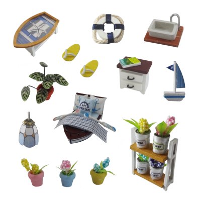 2Kids Toys miniatűr házikó A Kék tengerparton
