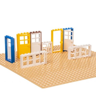 L-W Toys Kreatives Set Fenster und Türen bunt
