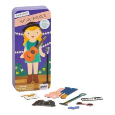 Petit Collage Magnetisches Puzzle Musikerin