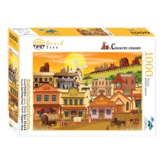 Brain Tree Puzzle Western Town 1000 pieces