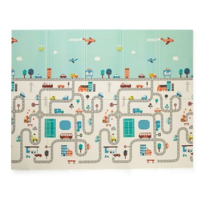 PETITE&MARS Podložka na hraní skládací Campy Elephant&City