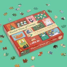 Chronicle books Twelve Days of Catmas 12×48 pieces