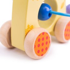 Bigjigs Baby Labirint na kolesih žirafa