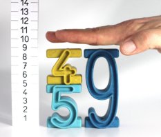 Wissner Wooden Stacking Numbers Set 11 pcs