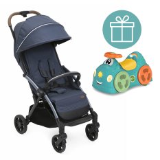 CHICCO Sports stroller Goody Xplus - Radiant Blue + free Chicco All around bouncer