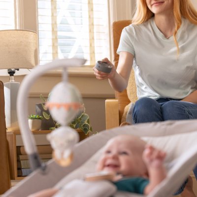 INGENUITY Babyliege mit Massage, Vibration und Melodie Soulful Skies 0m+  bis 9kg :: Monkey Mum