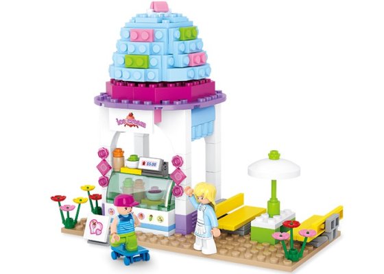 Sluban Girls Dream Town M38-B0525 Boutique de glaces