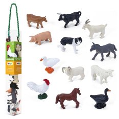 Mojo Mini mundo Animais da quinta 12 unidades